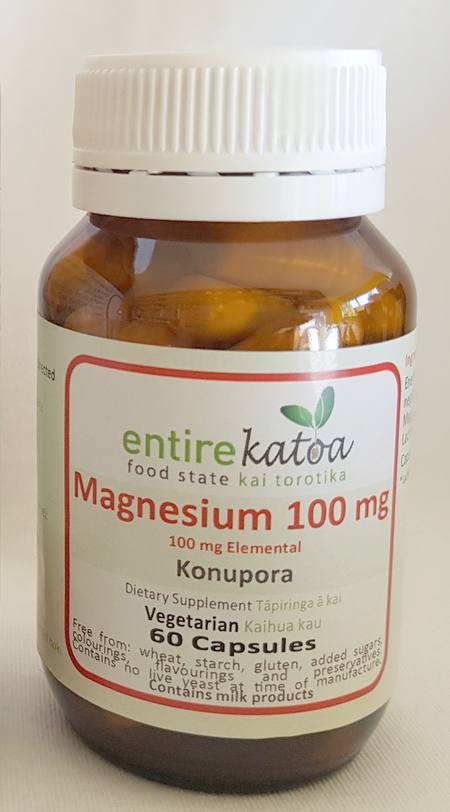 Entire Katoa Food State Magnesium 100 mg 60 Capsules