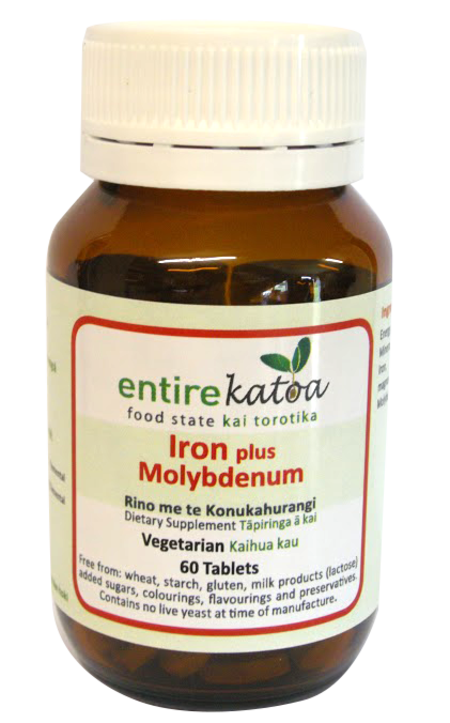 Iron Plus Molybdenum 5mg+10 mcg Elemental