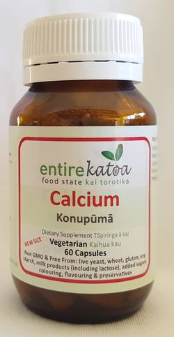 Entire Katoa Food State Calcium 27mg Elemental NEW 60 CAPSULES