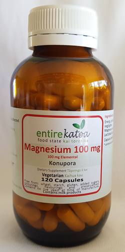 Entire Katoa Food State Magnesium 100 mg 120 Capsules