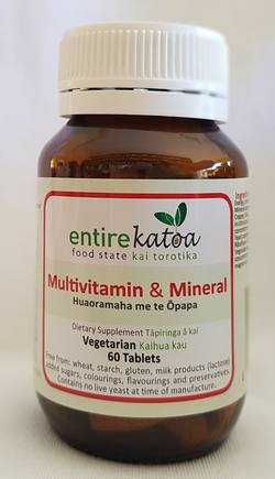 Entire Katoa Food State Multivitamin and Mineral_60 Tablets